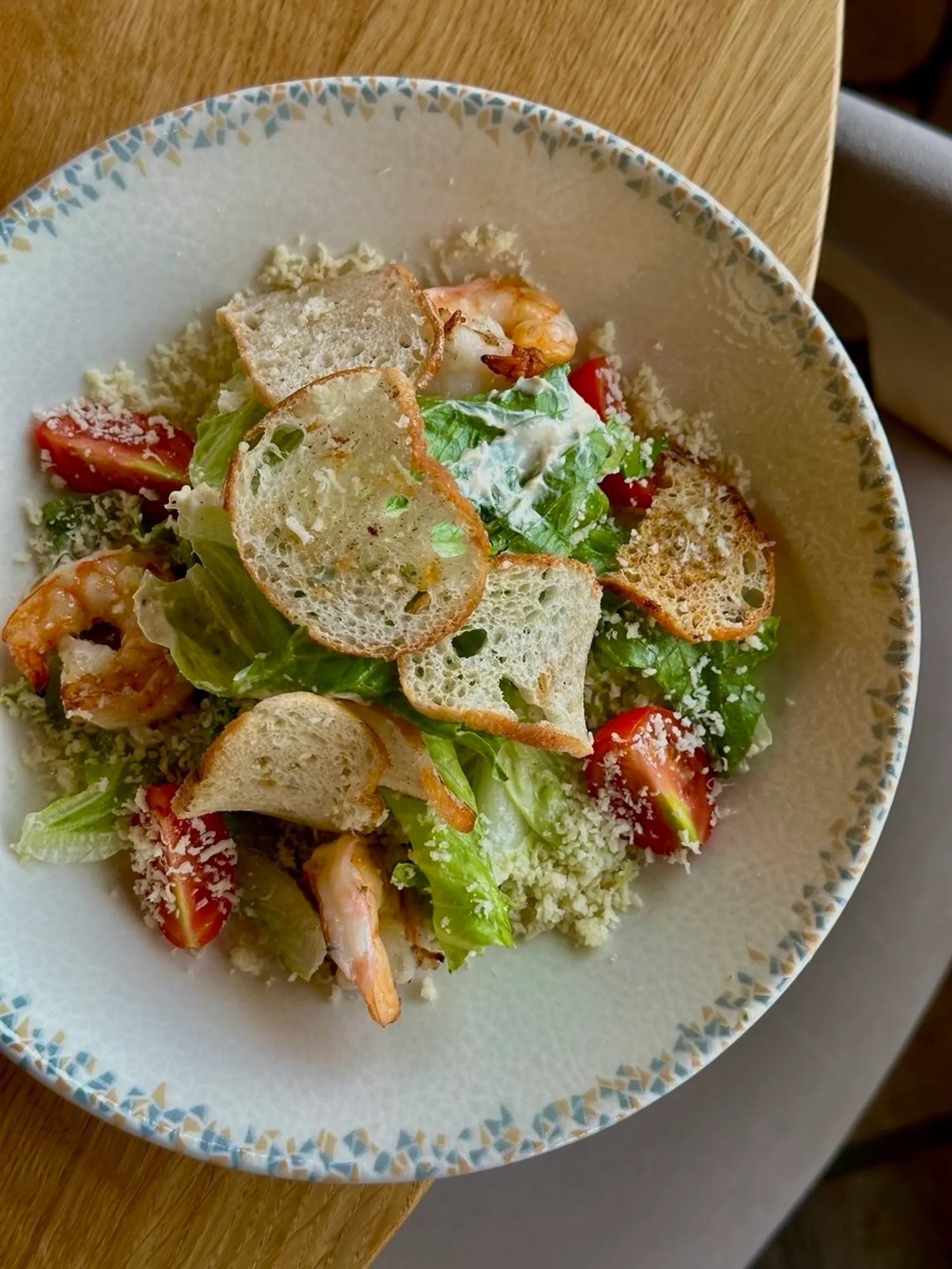 R'Recept - Салат цезарь с креветками