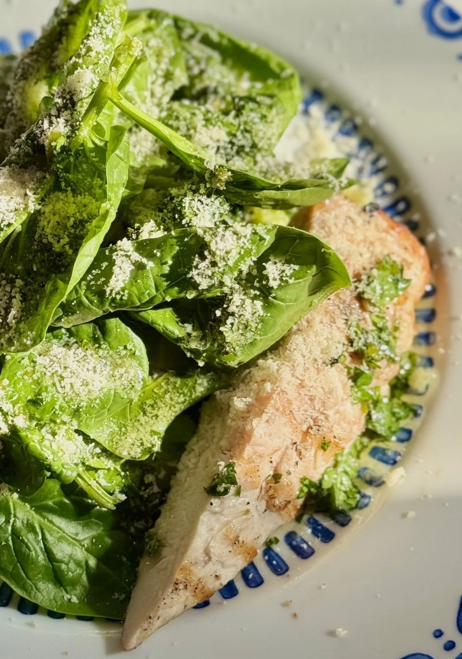 R'Recept - Куриная грудка шпинат,брокколи пармезан