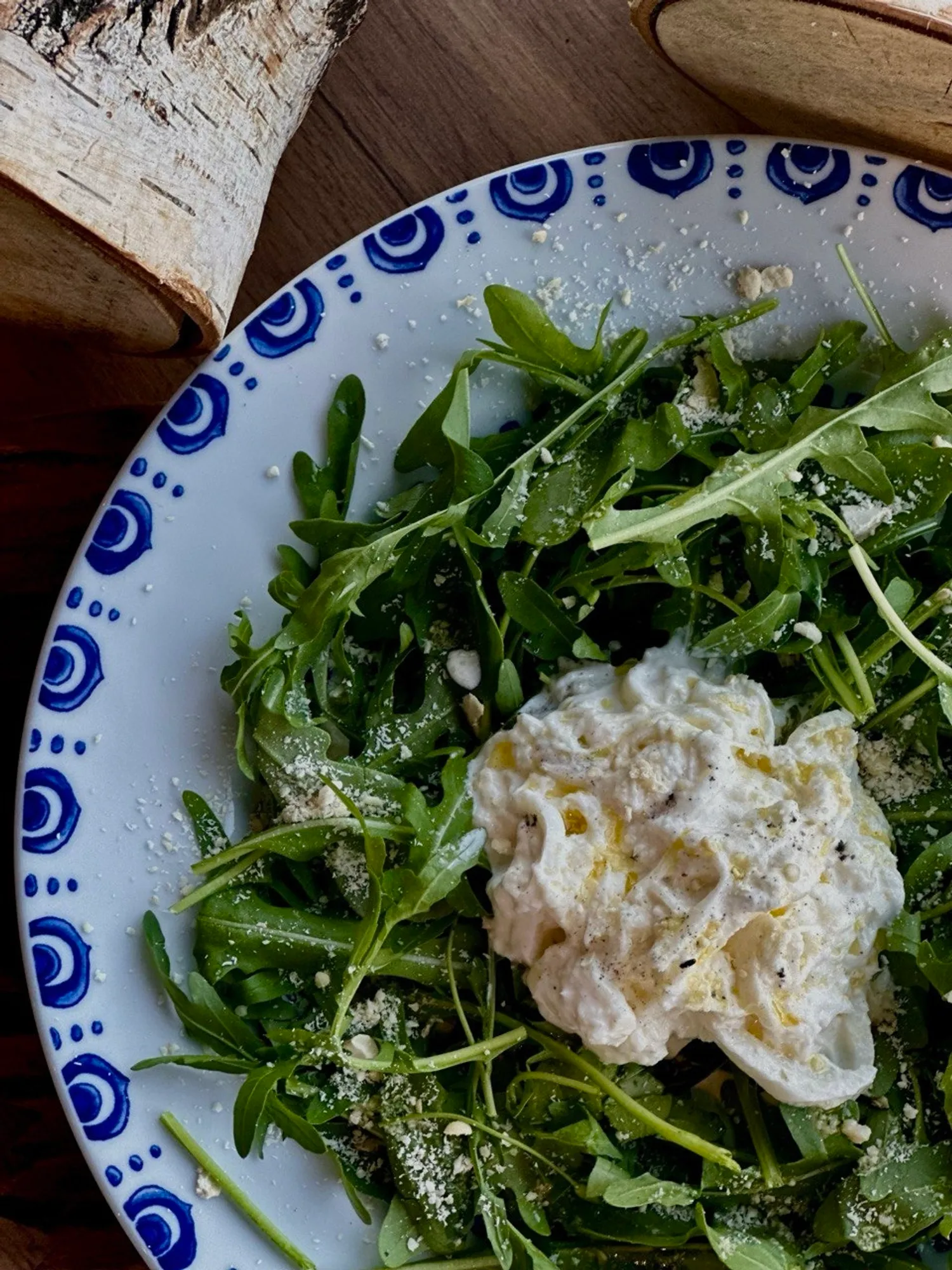 R'Recept - Руккола,страчателла,орехи и трюф масло